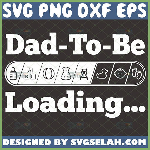 dad to be loading svg baby fathers day dad jokes svg 1 