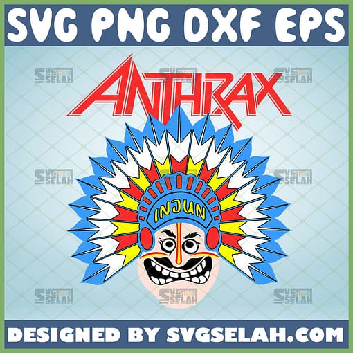 anthrax svg music heavy metal rock band gifts