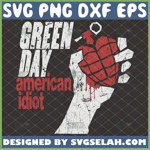 green day american idiot svg heart grenade rock band gifts