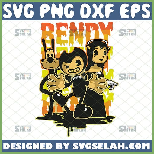 bendy and the ink machine svg alice angel boris survival game shirt ideas