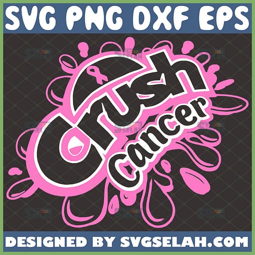 crush cancer svg