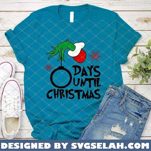 Days Until Christmas SVG PNG DXF EPS Countdown To Xmas SVG PNG DXF EPS 3