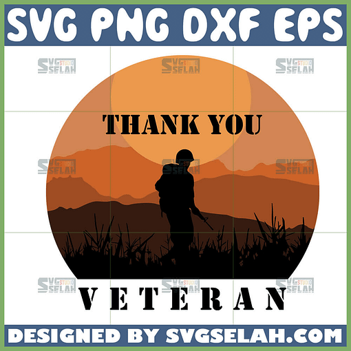 thank you veterans svg 4th of july svg