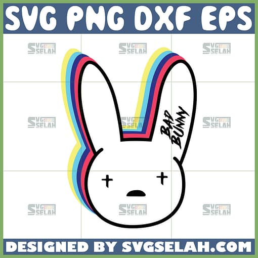 bad bunny logo svg