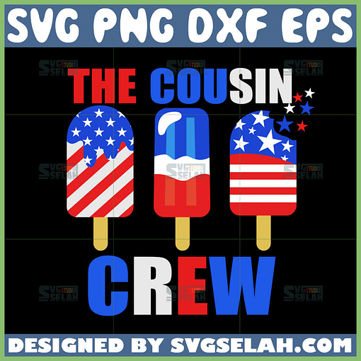 the cousin crew 4th of july svg patriotic popsicle svg baby gift ideas