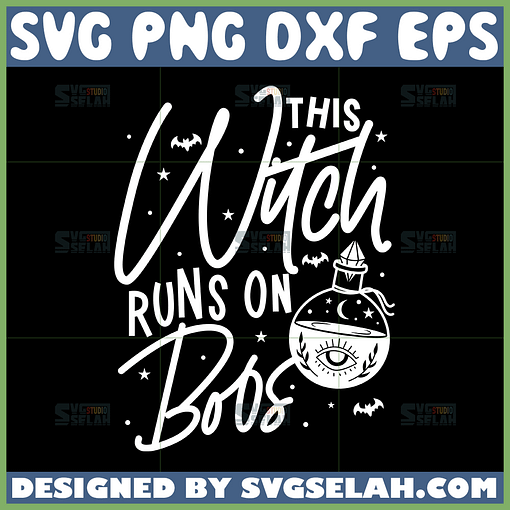 this witch runs on boos svg