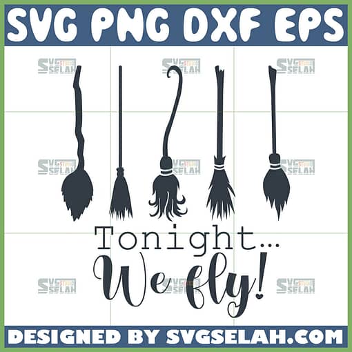 tonight we fly svg witch broom svg